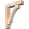 Ekena Millwork Imperial Block Smooth Bracket w/ Offset Brace, Douglas Fir, 7 1/2"W x 34"D x 40"H BKT0806X34X40IMP05SDF - alternate 1